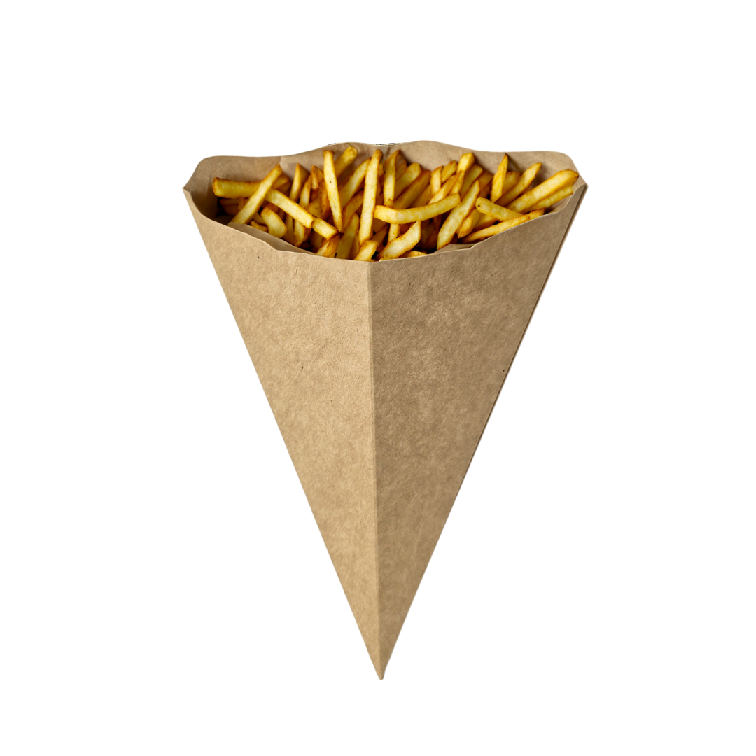 Cono Papel Kraft (100 piezas)