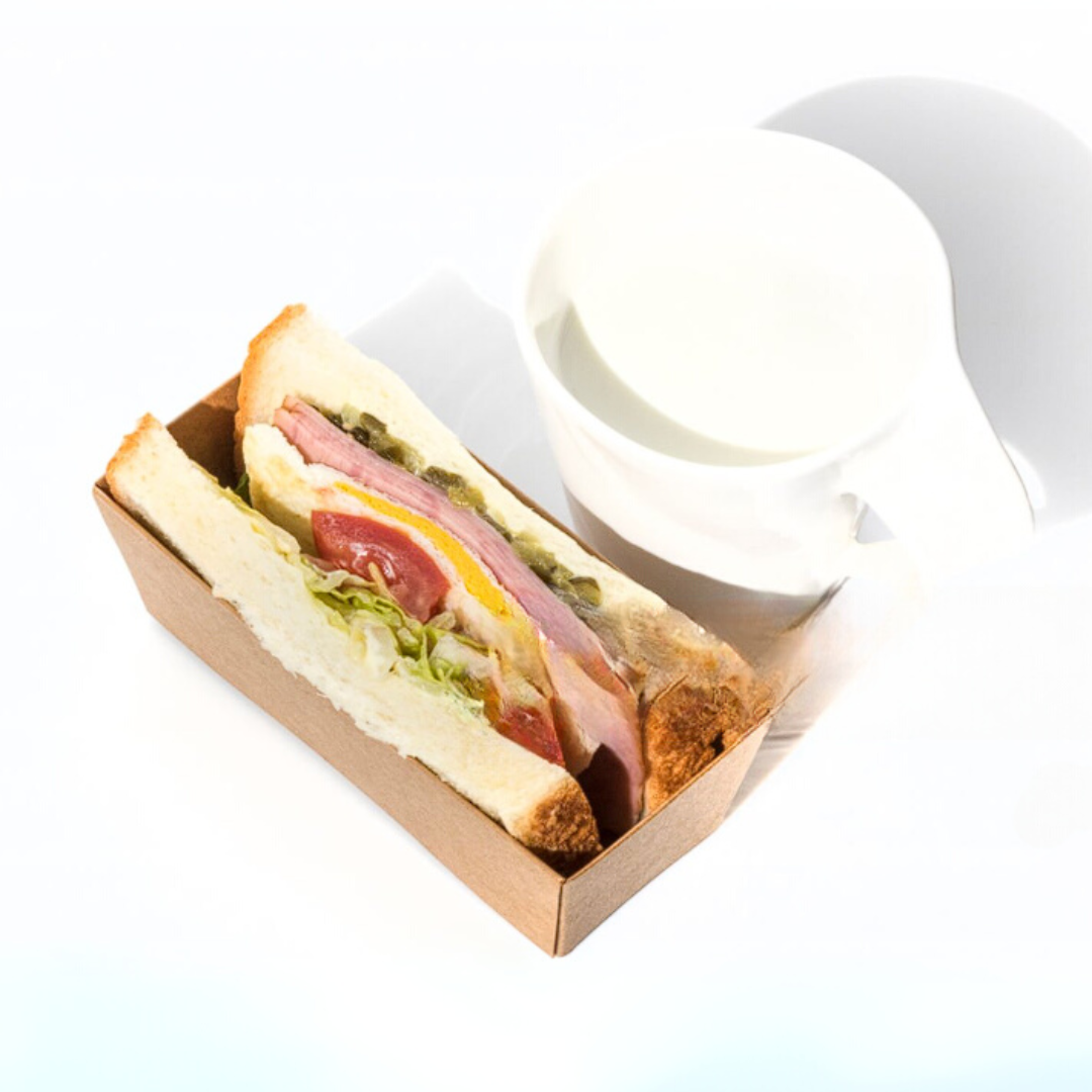 Caja para sándwich Papel Kraft (100 piezas)